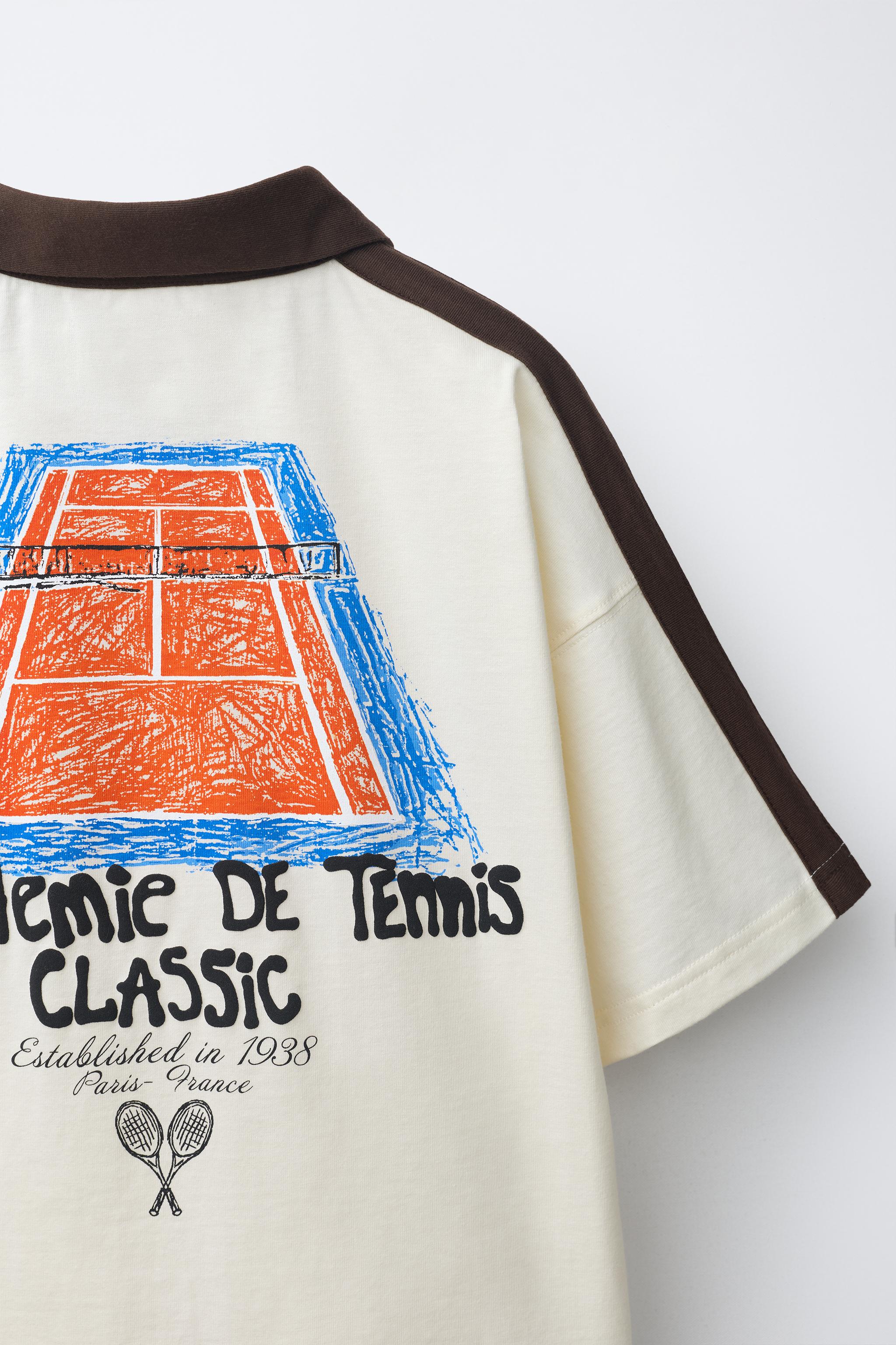 POLO IMPRIMÉ TENNIS